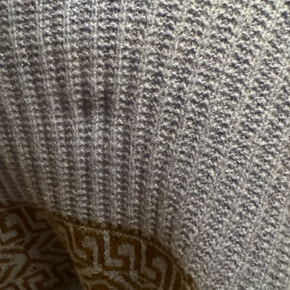 Freshman Ribbed Blue Sweater - Picture 5 of 5